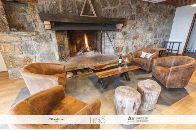 Вилла Chalet Ax 3 Domaines Акс-ле-Терм Экстерьер фото